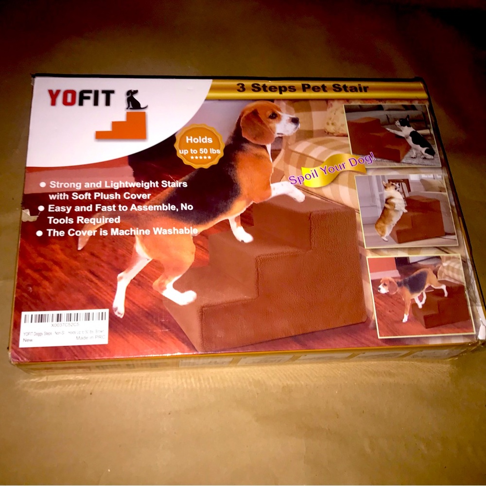 Yofit 3 Step Pet Stairs